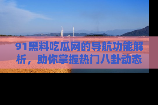 91黑料吃瓜网的导航功能解析,助你掌握热门八卦动态