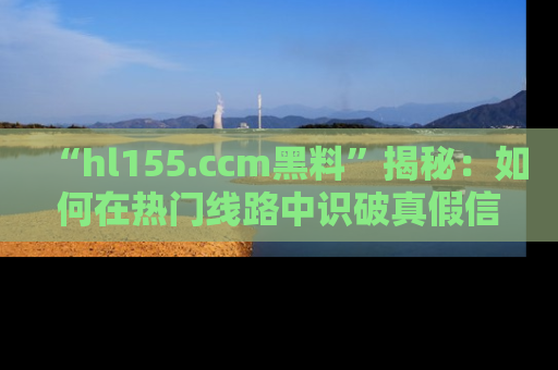 “hl155.ccm黑料”揭秘：如何在热门线路中识破真假信息