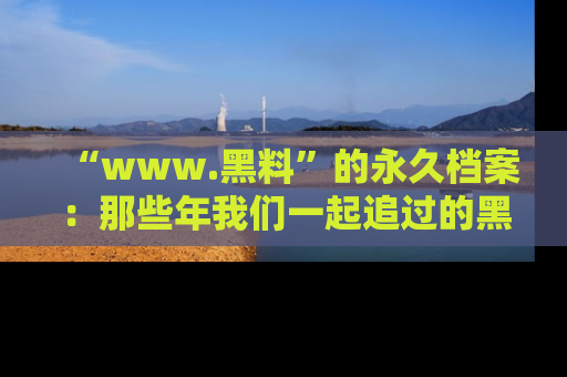 “www.黑料”的永久档案：那些年我们一起追过的黑料真相