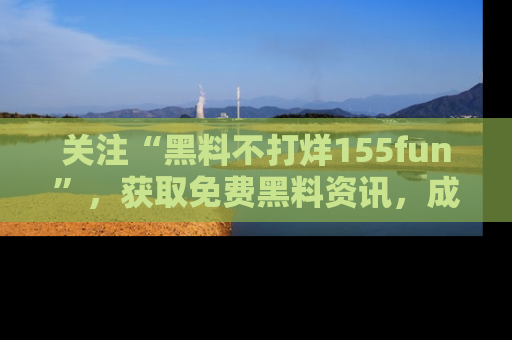 关注“黑料不打烊155fun”，获取免费黑料资讯，成为吃瓜达人不再难！