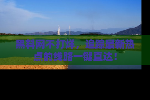黑料网不打烊，追踪最新热点的线路一键直达！