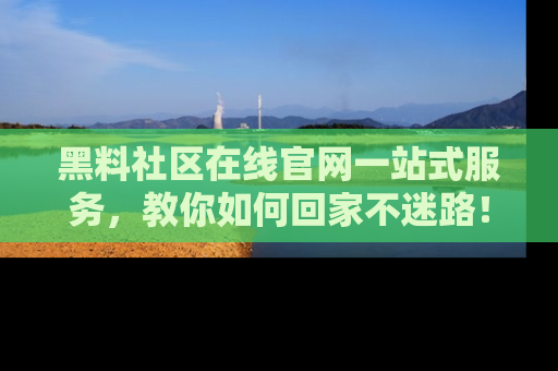 黑料社区在线官网一站式服务，教你如何回家不迷路！