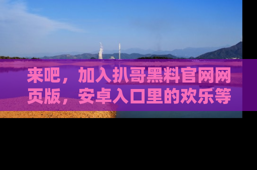 来吧，加入扒哥黑料官网网页版，安卓入口里的欢乐等着你！