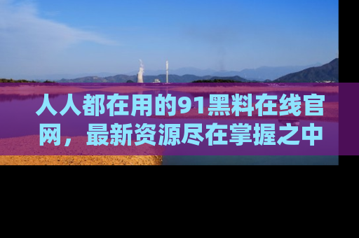 人人都在用的91黑料在线官网，最新资源尽在掌握之中