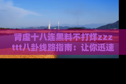 肾虚十八连黑料不打烊zzzttt八卦线路指南：让你迅速掌握热点事件脉络